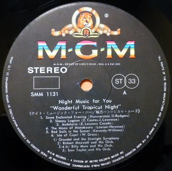 Various - Wonderful Tropical Night (LP, Gat)