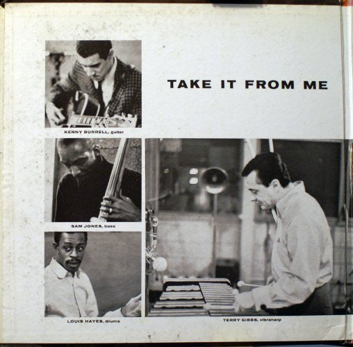 Terry Gibbs Quartet - Take It From Me (LP, Album, RE, RP)