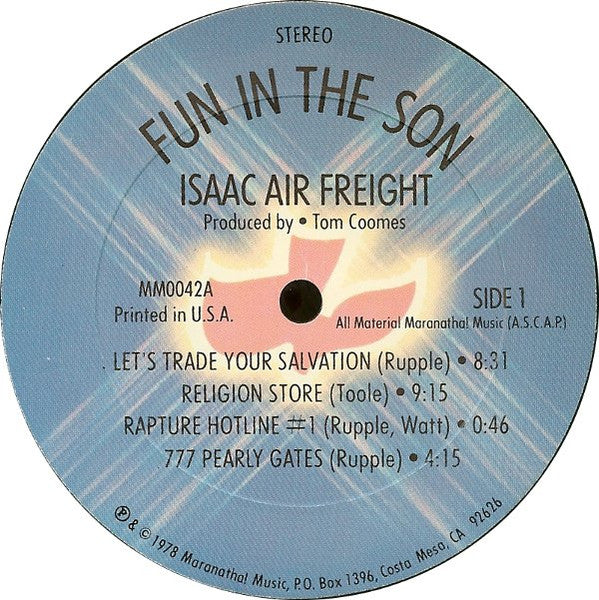 Isaac Air Freight - Fun In The Son (LP, Album)