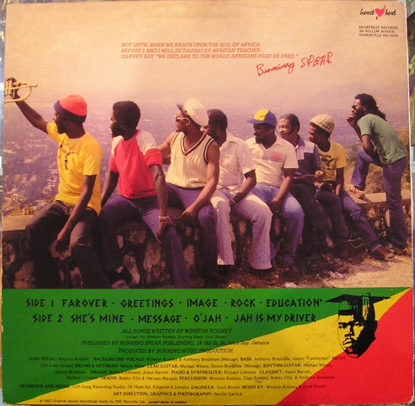 Burning Spear - Farover (LP, Album, RE)