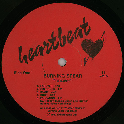 Burning Spear - Farover (LP, Album, RE)