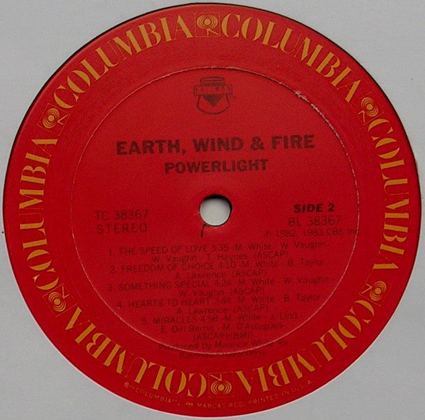 Earth, Wind & Fire - Powerlight (LP, Album, Car)