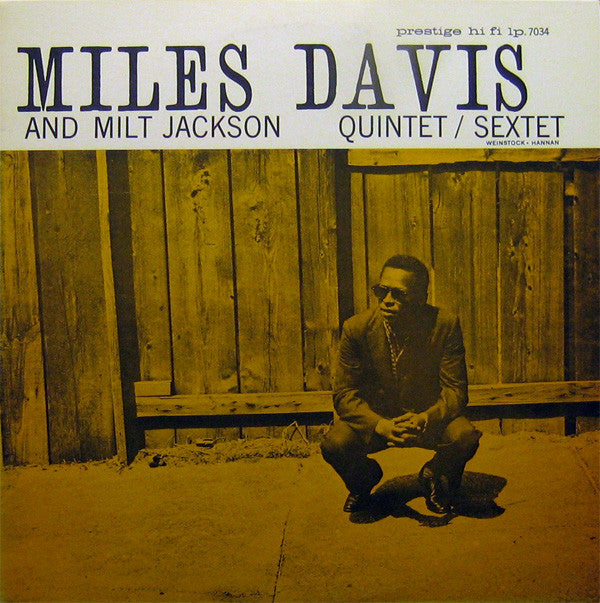 Miles Davis And Milt Jackson - Quintet / Sextet (LP, Album, Mono, RE)