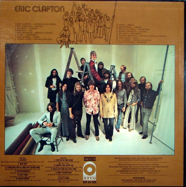 Eric Clapton - Eric Clapton (LP, Album, MO )
