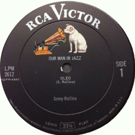 Sonny Rollins - Our Man In Jazz (LP, Album, Mono)