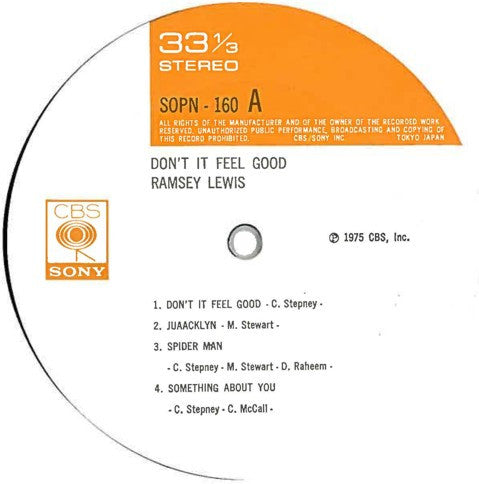 Ramsey Lewis - Don't It Feel Good (LP, Album)