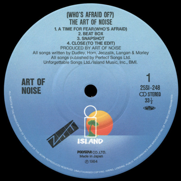 The Art Of Noise - (Who's Afraid Of?) The Art Of Noise! (LP, Album)