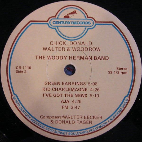 The Woody Herman Band* - Chick, Donald, Walter & Woodrow (LP, Album)