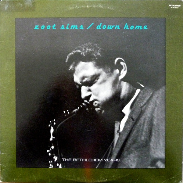 Zoot Sims - Down Home (LP, Album, RE)