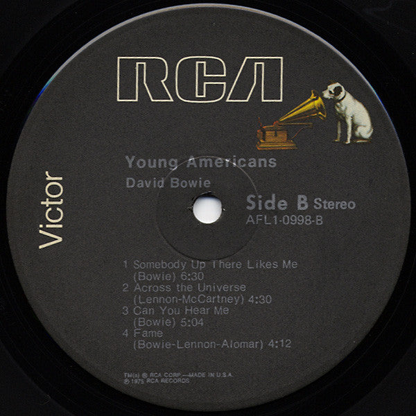 David Bowie - Young Americans (LP, Album, RE, RP)