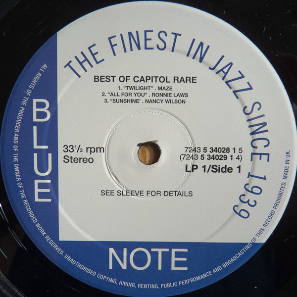 Various - The Best Of Capitol Rare (2xLP, Comp)