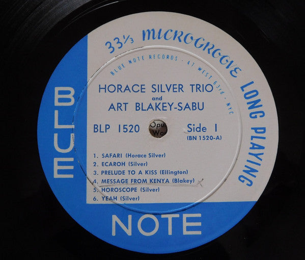 Horace Silver - Horace Silver Trio (LP, Comp, Mono, RE)