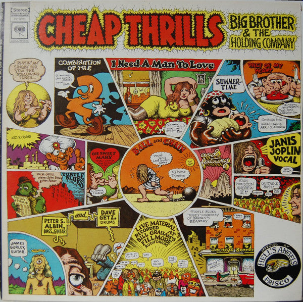 Big Brother & The Holding Company - Cheap Thrills (LP, Album, RE, Gat)