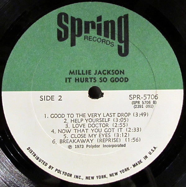 Millie Jackson - It Hurts So Good (LP, Album, All)