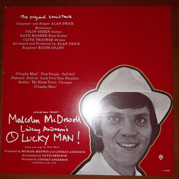 Alan Price - O Lucky Man! - The Original Soundtrack (LP, Album, Gat)