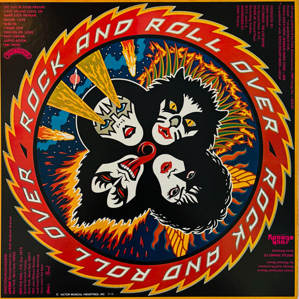 Kiss - Rock And Roll Over (LP, Album, Har)