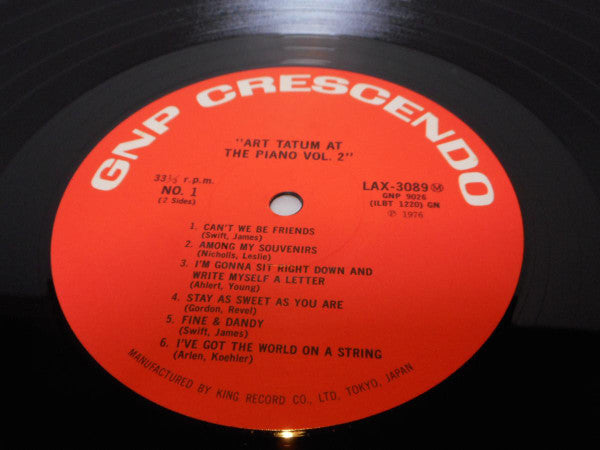 Art Tatum - Art Tatum At The Crescendo Vol. II (LP, Album)