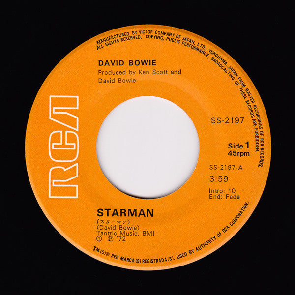 デビッド・ボウイー* - スターマン = Starman (7"", Single)