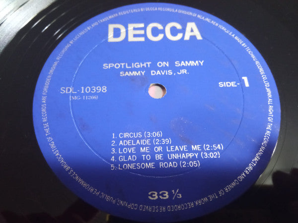 Sammy Davis Jr. - Sammy Davis Jr. (LP, Album, Mono, RE)