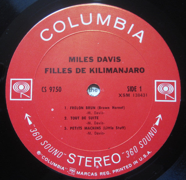 Miles Davis - Filles De Kilimanjaro (LP, Album, Ter)