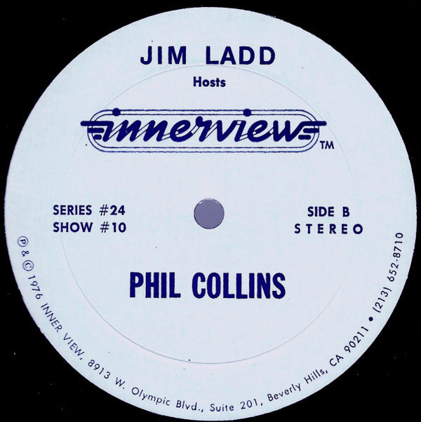 Phil Collins - Jim Ladd Hosts Innerview: Phil Collins(LP, Transcrip...