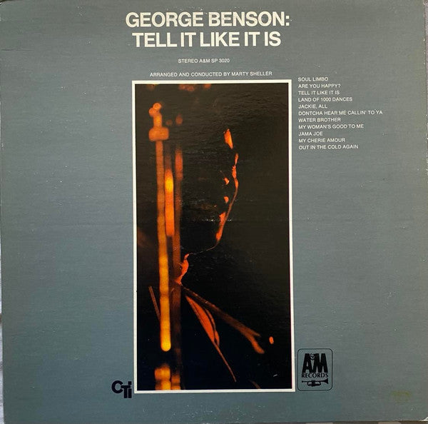 George Benson - Tell It Like It Is (LP, Album, RE, Pit)