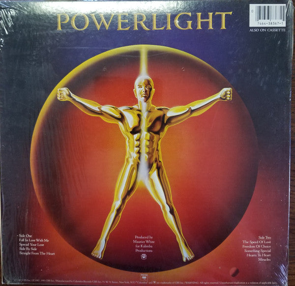 Earth Wind & Fire* - Powerlight (LP, Album, Pit)