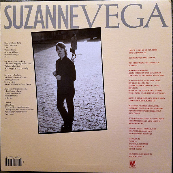 Suzanne Vega - Suzanne Vega (LP, Album, Ele)