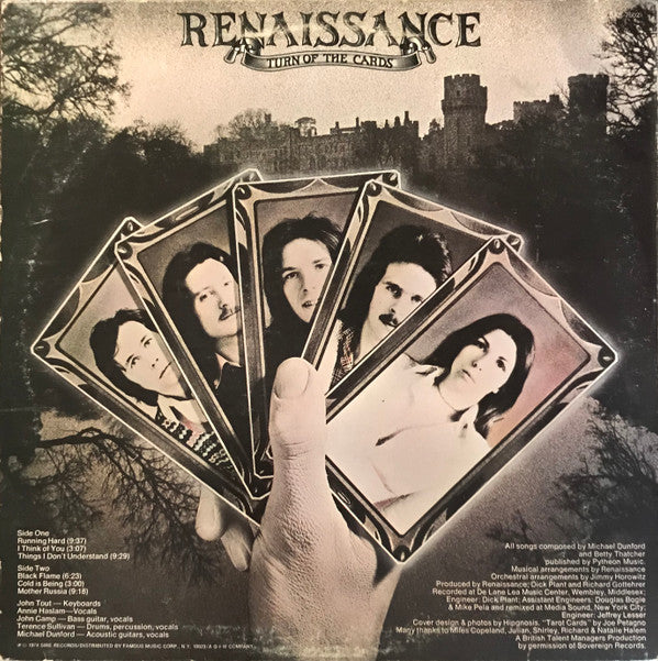 Renaissance (4) - Turn Of The Cards (LP, Album, PRC)
