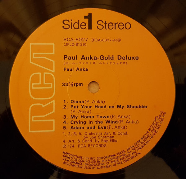 Paul Anka - Gold Deluxe (2xLP, Comp, Gat)