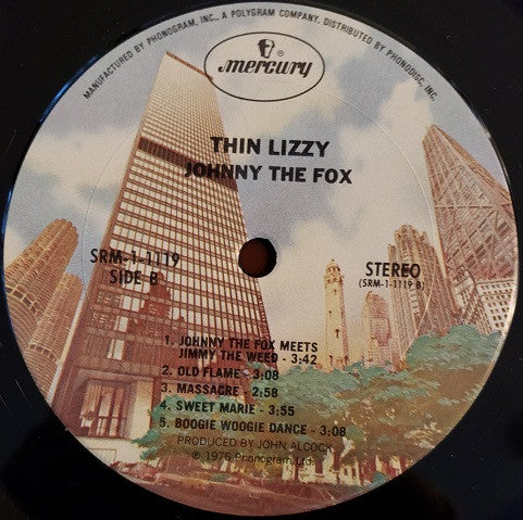Thin Lizzy - Johnny The Fox (LP, Album, Pit)