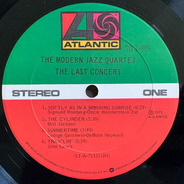 The Modern Jazz Quartet - The Last Concert (2xLP, Album, RI)