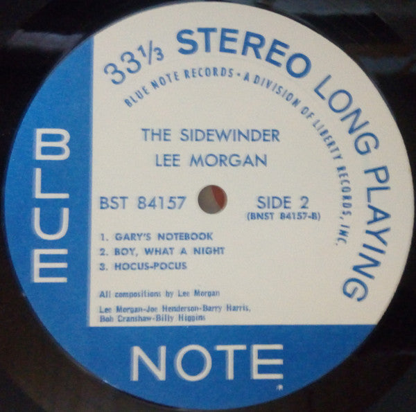 Lee Morgan - The Sidewinder (LP, Album, RE)