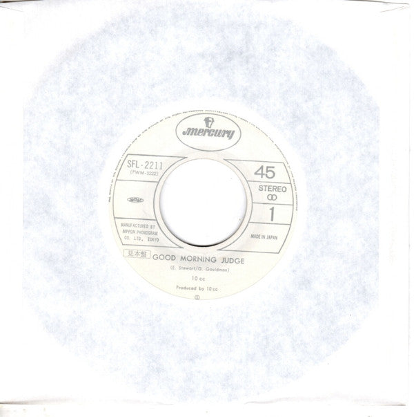 10cc - Good Morning Judge / I'm Not In Love (7"", Single, Promo)