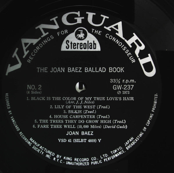 Joan Baez - The Joan Baez Ballad Book (2xLP, Comp)