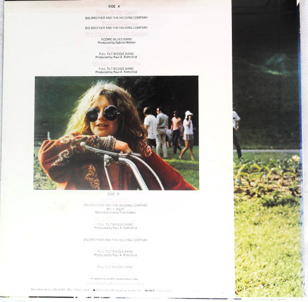 Janis Joplin - Janis Joplin's Greatest Hits (LP, Comp, Ora)