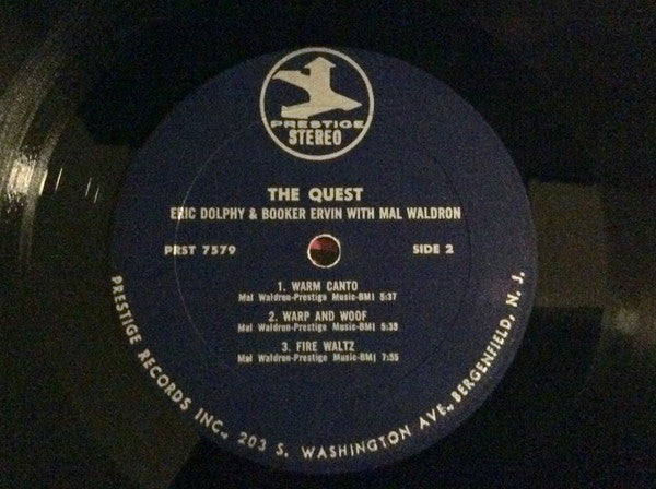 Eric Dolphy - The Quest(LP, Album, RE)