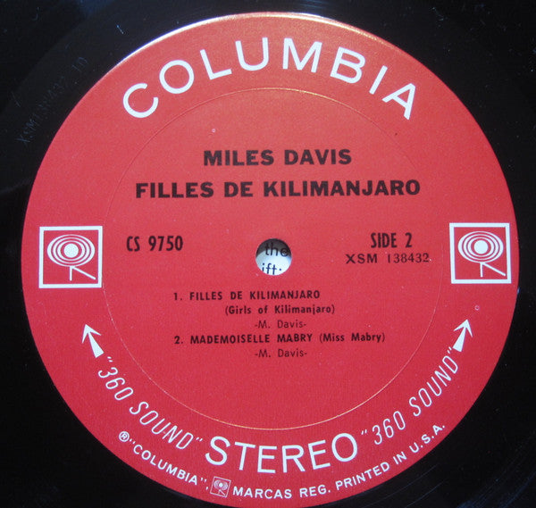 Miles Davis - Filles De Kilimanjaro (LP, Album, Ter)