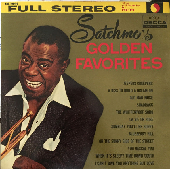 Louis Armstrong - Satchmo's Golden Favorites (LP, Album, Comp)