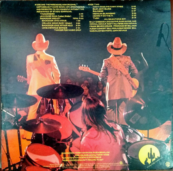 ZZ Top - Fandango! (LP, Album, RE, Jac)