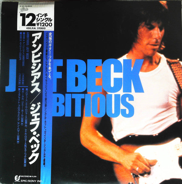 Jeff Beck - Ambitious (12"", Single, Promo)