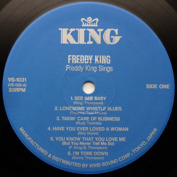 Freddy King* - Freddy King Sings (LP, RE, RP)