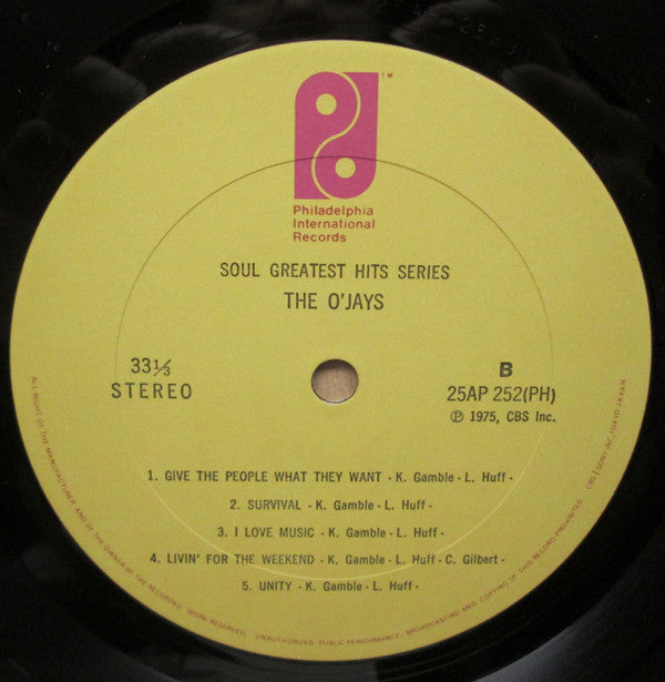 The O'Jays - Soul Greatest Hits Series (LP, Comp)