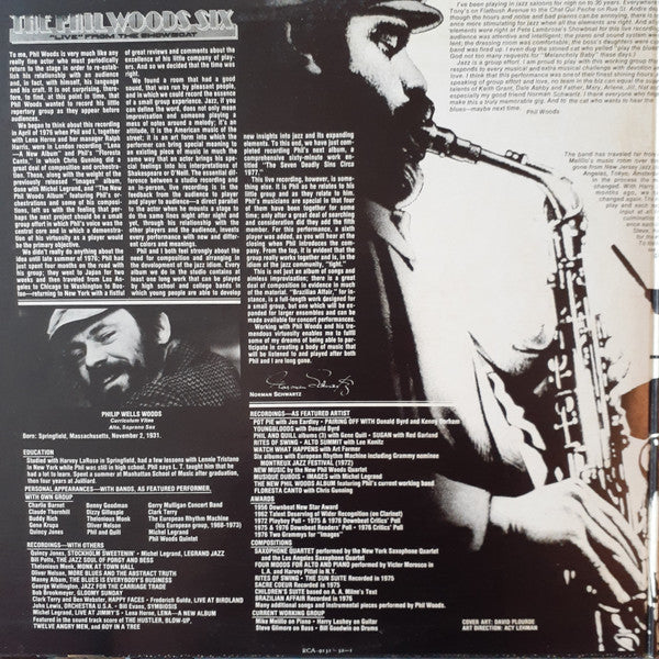 The Phil Woods Six - Live From The Showboat (2xLP, Album, Promo, Gat)