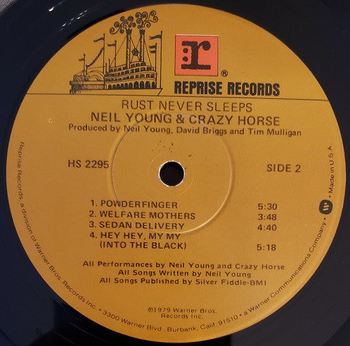 Neil Young & Crazy Horse - Rust Never Sleeps (LP, Album, Win)