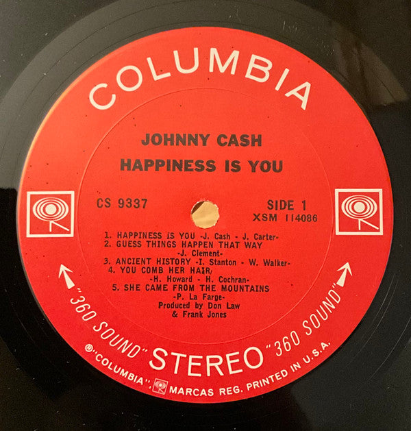 Johnny Cash - Happiness Is You (LP, Album)