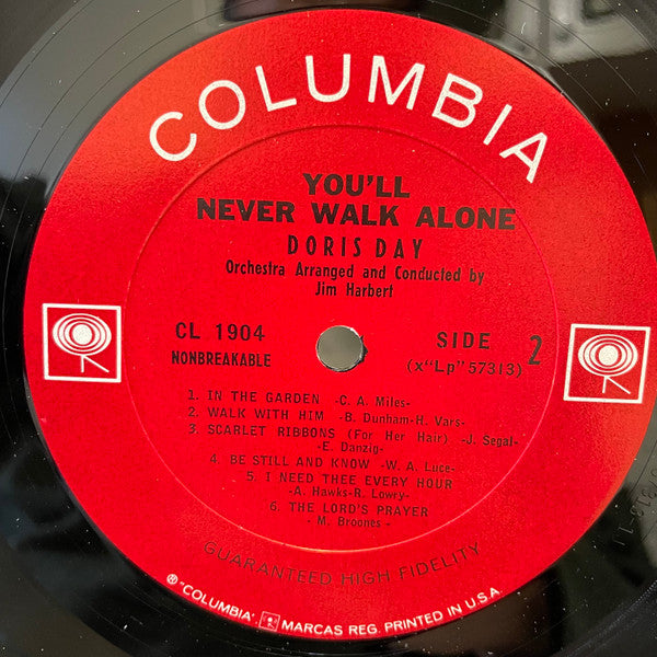 Doris Day - You'll Never Walk Alone (LP, Album, Mono)