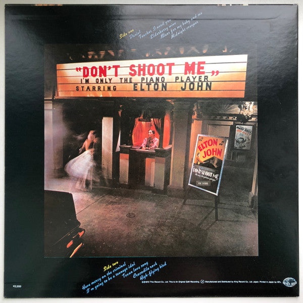 Elton John - Don’t Shoot Me I’m Only the Piano Player (LP, Album, RE)