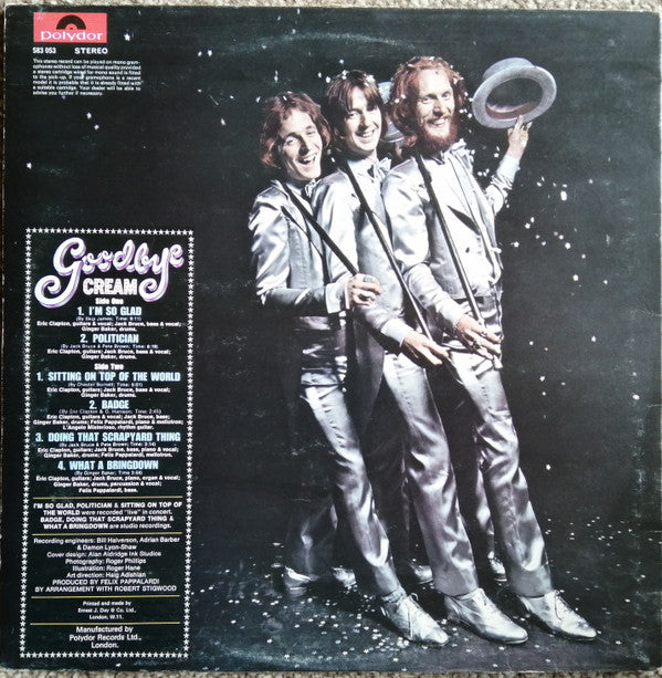 Cream (2) - Goodbye (LP, Album, Gat)