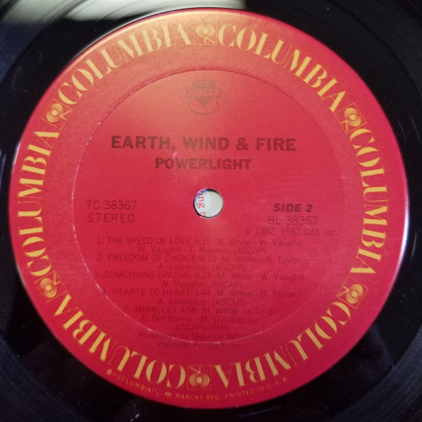 Earth Wind & Fire* - Powerlight (LP, Album, Pit)